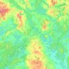 gmina Ełk topographic map, elevation, terrain