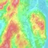 Hawkshead topographic map, elevation, terrain