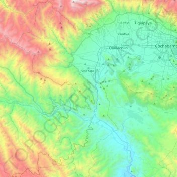 Sipe Sipe topographic map, elevation, terrain