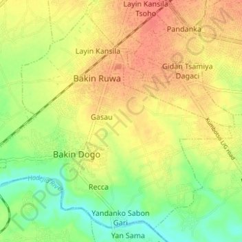 Panshekara topographic map, elevation, terrain