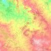 Medak topographic map, elevation, terrain