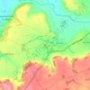 Denton CP topographic map, elevation, terrain