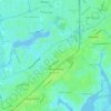 Woodmere topographic map, elevation, terrain