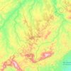Itamarandiba topographic map, elevation, terrain