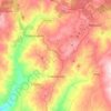 Colle Sannita topographic map, elevation, terrain