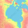 Baie d’Hudson topographic map, elevation, terrain
