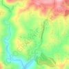 Kalijambe topographic map, elevation, terrain