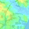 Benacre topographic map, elevation, terrain