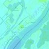 San Souci topographic map, elevation, terrain