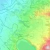 Grottaferrata topographic map, elevation, terrain