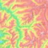 Pangi topographic map, elevation, terrain