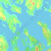 Cobscook Bay topographic map, elevation, terrain