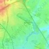 Bradley Stoke topographic map, elevation, terrain