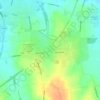 Countesthorpe topographic map, elevation, terrain