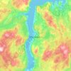 Moermansk topographic map, elevation, terrain