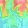 Brancourt-en-Laonnois topographic map, elevation, terrain