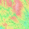 Dahua Yao Autonomous County topographic map, elevation, terrain