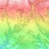 Brousses-et-Villaret topographic map, elevation, terrain