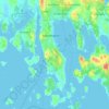 Mariehamns stad topographic map, elevation, terrain