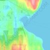 Kingston topographic map, elevation, terrain