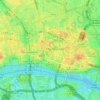 Cheap topographic map, elevation, terrain
