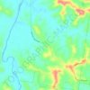 Carters Ridge topographic map, elevation, terrain