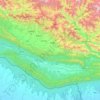 दाङ देउखुरी topographic map, elevation, terrain