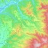 Ľubietová topographic map, elevation, terrain