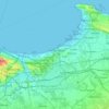 Dar El Beida District topographic map, elevation, terrain