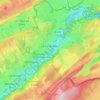 Pays-de-Montbenoît topographic map, elevation, terrain