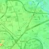 Cuigezhuang topographic map, elevation, terrain