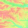 Iowa County topographic map, elevation, terrain