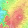 Vacoas-Phoenix topographic map, elevation, terrain
