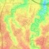 Cinangka topographic map, elevation, terrain