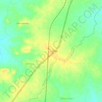 Sumela topographic map, elevation, terrain