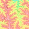 Campo Novo topographic map, elevation, terrain