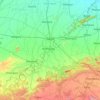 Gaya topographic map, elevation, terrain