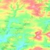 Cheriton Fitzpaine topographic map, elevation, terrain