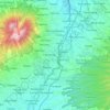 Cigombong topographic map, elevation, terrain