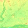 Barpeta topographic map, elevation, terrain