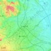 Sakado topographic map, elevation, terrain