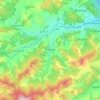 Stryszawa topographic map, elevation, terrain