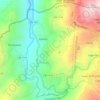 Covas topographic map, elevation, terrain