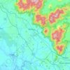Rembau topographic map, elevation, terrain
