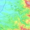 Ibilin topographic map, elevation, terrain
