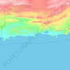 Gwadar District topographic map, elevation, terrain