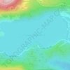 Lago de Sanabria topographic map, elevation, terrain