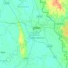 Cumilla Adarsha Sadar Upazila topographic map, elevation, terrain