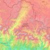 Annapurna Conservation Area topographic map, elevation, terrain