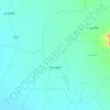 Angkor Chum District topographic map, elevation, terrain